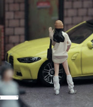Load image into Gallery viewer, 1:64 Painted Figure Mini Model Miniature Resin Diorama Sand Trendy Girl Sweater New
