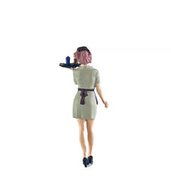 Load image into Gallery viewer, 1:64 Painted Figure Mini Model Miniature Resin Diorama Set Father Son Cafe Scene
