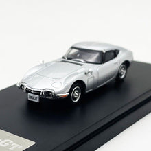 Load image into Gallery viewer, LCD 1:64 Silver Toyota 2000GT Racing Sports Classic Model Toy Diecast Metal Car BN
