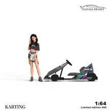 Load image into Gallery viewer, Aurora 1:64 992 GT3 RS RWB 964 Karting Figure Sport Model Diecast Metal Car
