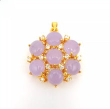 Load image into Gallery viewer, Nature Jade Snowflake Pendant Necklace Gift Jewelry charm Blessing Lucky New
