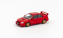 Load image into Gallery viewer, 1:64 Furuya Red Impreza WRX STI VIII 8 Sedan Sport Model Diecast Metal Car
