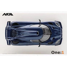 Load image into Gallery viewer, HKM 1:64 Blue Bugatti Agera One Super Racing Sports Model Toy Diecast Metal Car BN
