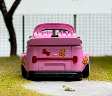 Load image into Gallery viewer, Flame 1:64 Pink VW T1 RWB Pickup Camper Kombi Model Diecast Metal Car New Collection
