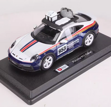 Load image into Gallery viewer, Bburago 1:24 911 Dakar Coupe #953 Racing Sports Model Diecast Metal Car New
