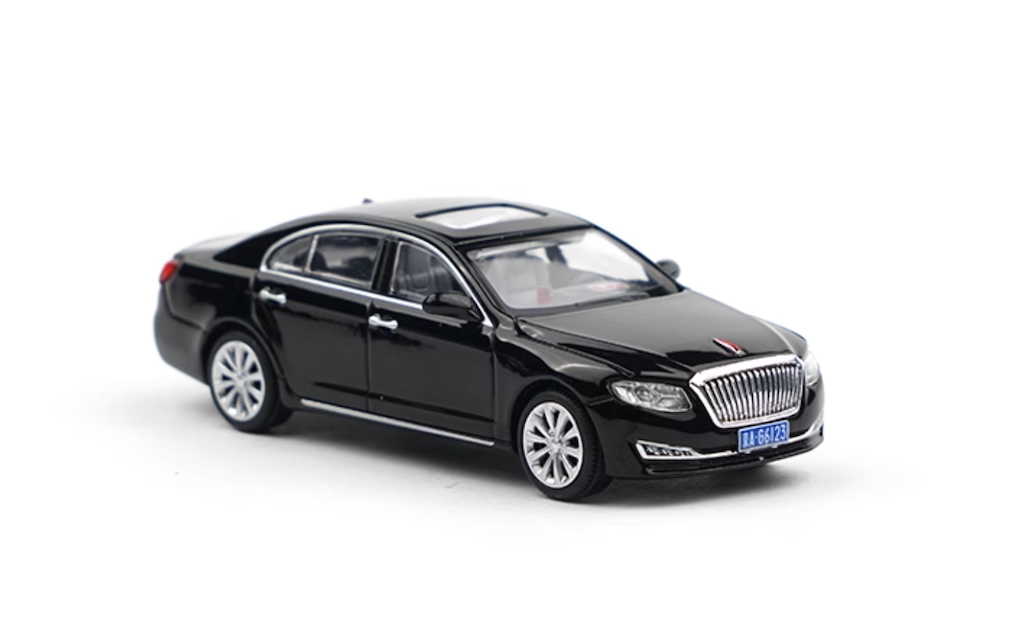 XCARTOYS 1:64 Black HQ Hongqi H7 Sedan Model Toy Metal Car NIP
