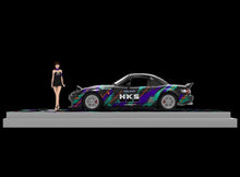 Load image into Gallery viewer, TM 1:64 Miata MX5 Advan HKS Figure Sports Model Diecast Metal Car BN
