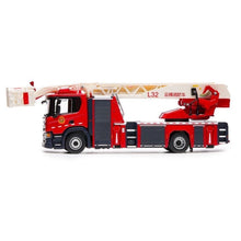 Load image into Gallery viewer, Masdi 1:64 Red Aerial Ladder Fire Engine Truck L32 Model Diecast Metal Car New Collection
