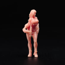Load image into Gallery viewer, 1:64 Painted Unpainted Figure Model Miniature Resin Diorama Sexy Girl Street Toy New
