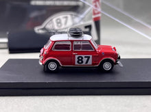 Load image into Gallery viewer, GCD 1:64 Morris Mini Cooper S Rallye #87 Sports Model Diecast Metal Car New Collection
