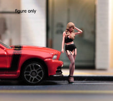 Load image into Gallery viewer, 1:64 Painted Figure Model Miniature Resin Diorama Pretty Girl Beauty Sexy Woman
