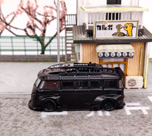 Load image into Gallery viewer, LF 1:64 Black VW T1 Van Camper RWB Kombi Sports Model Diecast Metal Car New

