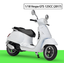 Load image into Gallery viewer, WELLY 1:18 2017 GTS 125CC Sports Classic Model Diecast Metal Motorcycle
