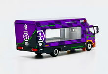 Load image into Gallery viewer, UM 1:64 Purple 500 HINO EVA Ranger Transporter Truck Model Diecast Metal Car
