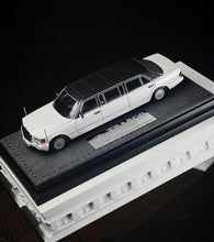Load image into Gallery viewer, MZS 1:64 HEC White W126 1000Sel  Luxury Limousine Model Diecast Metal Car New Collection
