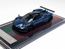 Load image into Gallery viewer, U2 1:64 Blue Carbon Zonda 760LH Racing Sports Model Diecast Resin Car New
