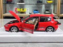 Load image into Gallery viewer, LCD 1:18 Red JDM Civic EG6 SIR Hatchback Sports Model Diecast Metal Car New
