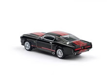 Load image into Gallery viewer, Poprace 1:64 Black Red Shelby Mustang GT500 Sports Model Diecast Metal Car New Collection
