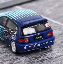 Load image into Gallery viewer, SW 1:64 JDM Blue EG6 Civic R Hatchback Sports Model Diecast Metal Car New

