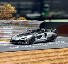 Load image into Gallery viewer, CM 1:64 Silver Senna GTR Racing Sports Model Diecast Metal Car New Collection
