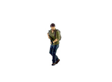 Load image into Gallery viewer, 1:64 Painted Figure Mini Model Miniature Resin Diorama Shotting Killer Man Lady
