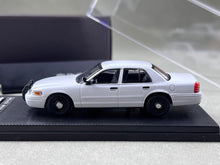 Load image into Gallery viewer, Rollin 1:64 White CV CROWN VICTORIA Police Model Diecast Metal Car New Collection
