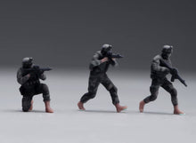 Load image into Gallery viewer, 1:64 Painted Figure Model Miniature Resin Sand Diorama Commando Army Soldier Set
