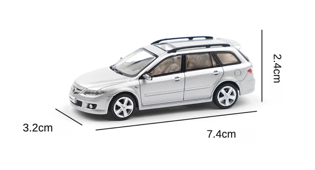 F*8様 Mazda Atenza Wagon 1/64スケールミニカー　非売品 XCarToys 1:64 Mazda ATENZA Wagon Gen1 Silver / Red Diecast