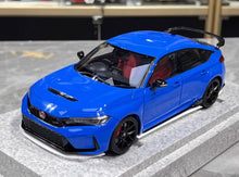 Load image into Gallery viewer, MH 1:18 Blue Civic Type R FL5 Turbo Vtec Engine Model Diecast Metal Car New Collection
