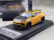 Load image into Gallery viewer, Flame 1:64 Yellow URUS LB Widebody Sports Model Diecast Metal Car New Collection
