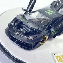 Load image into Gallery viewer, PGM 1:64 Matte Black LP700 GT EVO Round Open Model Diecast Metal Car Box New Collection
