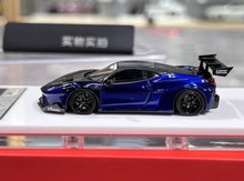 Load image into Gallery viewer, 1:64 Blue 458 GT LB Racing Sports Model Diecast Resin Car BN
