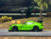 Load image into Gallery viewer, HM 1:64 Green Viper MK3 ACR Coupe Sports Model Diecast Metal Car New Collection

