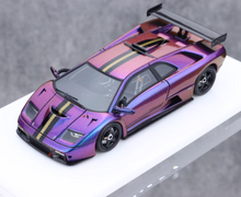 Load image into Gallery viewer, Fuelme 1:64 Purple Diablo GTR Racing Sports Model Diecast Resin Car New Collection
