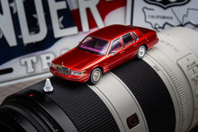 Load image into Gallery viewer, MK 1:64 Red HEC Lincoln Town Car Luxury Sedan Model Diecast Metal Car New Collection
