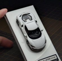 Load image into Gallery viewer, Zincit 1:64 White 296 GTB Racing Sports Model Diecast Metal Car New Collection

