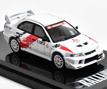 Load image into Gallery viewer, HobbyJapan 1:64 White Decal Lancer Evolution EVO 6 VI Model Diecast Metal Car
