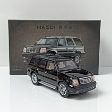 Load image into Gallery viewer, Masdi 1:64 Black 2005 Escalade Full Size SUV Sport Model Diecast Metal Car BN
