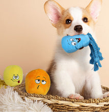 Load image into Gallery viewer, Dog Squeaky Toys Octopus Shape Chew Puppy Fluffy Toy Durablc Teeth Grinding Pet
