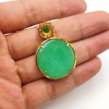 Load image into Gallery viewer, Nature Jade Pavilion View Pendant Necklace Gift Jewelry charm Blessing Fortune g
