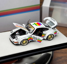 Load image into Gallery viewer, PGM 1:64 White Apple #89 RWB 964 Sports Open Model Diecast Metal Car New Collection
