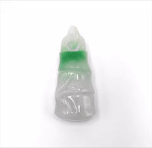 Load image into Gallery viewer, Nature Jade Bamboo Green Pendant Necklace Gift Jewelry charm Blessing Lucky c
