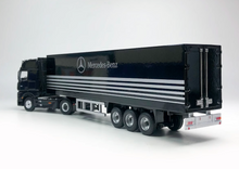 Load image into Gallery viewer, TM 1:64 Black Benz Actros Tractor Container Truck Model Diecast Metal Car New
