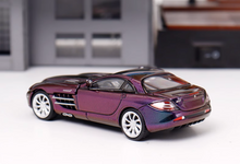 Load image into Gallery viewer, SW 1:64 Purple SLR McLaren Coupe Racing Sports Model Diecast Metal Car New Collect
