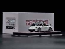 Load image into Gallery viewer, ZJWJ 1:64 Luminous White 911 GT3 Sports Model Diecast Resin Car New Collection
