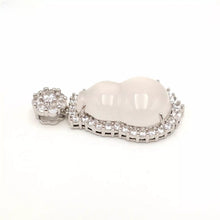 Load image into Gallery viewer, Nature Jade Gourd Pendant Necklace Gift Jewelry charm Blessing Lucky Fortune b
