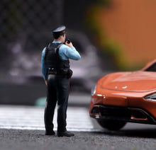 Load image into Gallery viewer, 1:64 Painted Figure Model Miniature Resin Sand Policeman Set Five People Police
