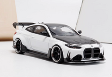 Load image into Gallery viewer, SW 1:64 White M4 G82 Widebody Coupe Racing Sports Model Diecast Metal Car New Collection
