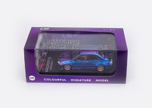 Load image into Gallery viewer, CM 1:64 Purple Evolution EVO Lancer 9 IX Sports Model Diecast Metal Car New

