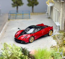 Load image into Gallery viewer, LCD 1:64 Red Huayra Roadster Convertible Sports Model Diecast Metal Car New Collection
